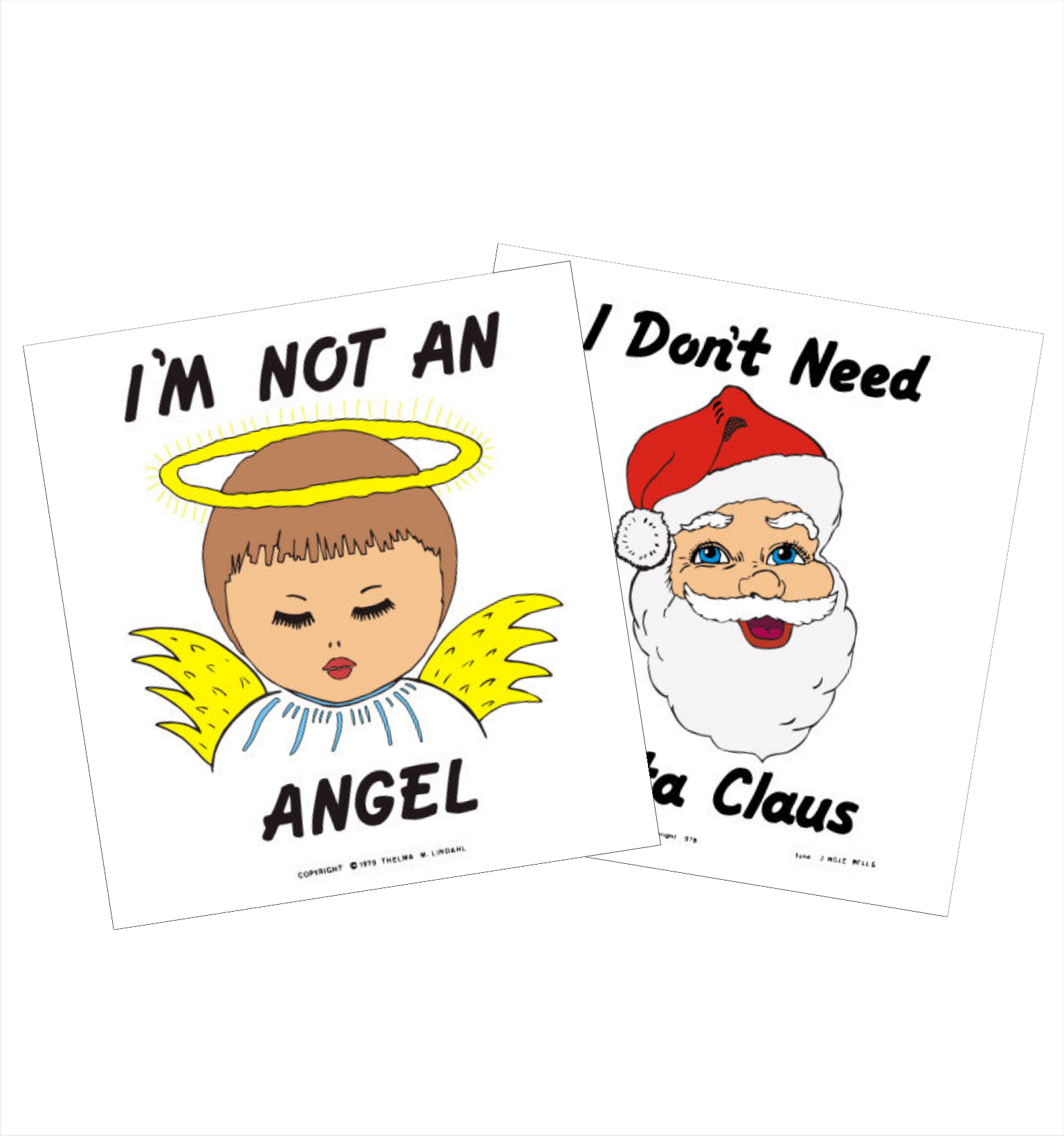 Angel/Santa Twin Pack (Colored)